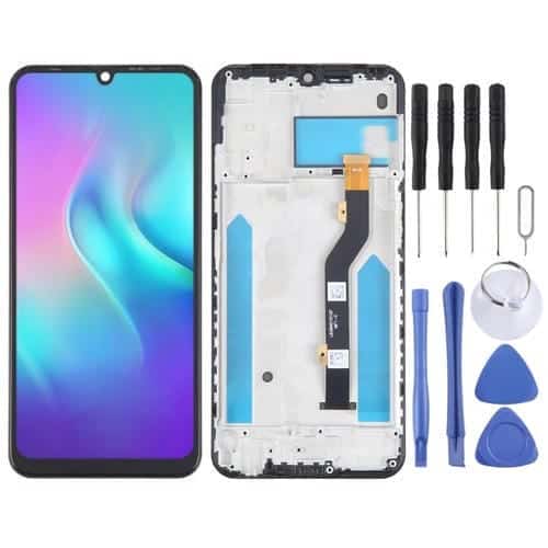 Pantalla Completa OLED para Tecno Phantom 9 AB7 con Marco
