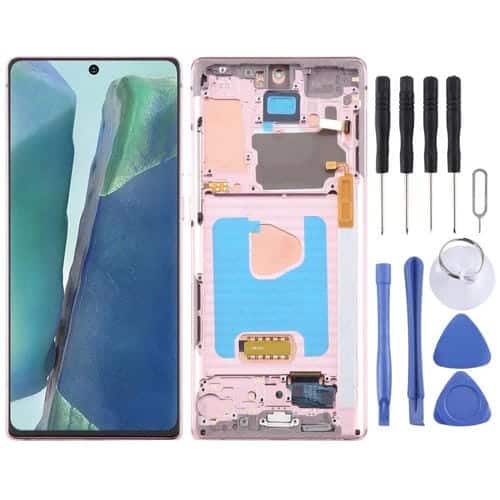 Pantalla Completa OLED con Marco para Samsung Galxy Note 20 (Oro Rosa)