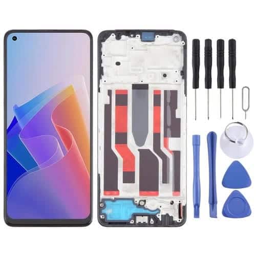 Pantalla Completa Original AMOLED con Marco para Oppo Reno8 Z 5G