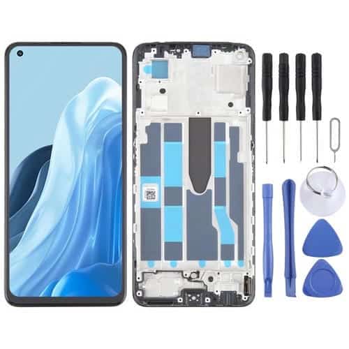 Pantalla Completa Original AMOLED con Marco para Oppo Reno7 5G