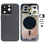 Tapa Trasera de Batería con Teclas Laterales y Bandeja Tarjetas para Apple iPhone 14 Pro Versión USA