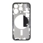 Marco Central para Apple iPhone 15 Pro Placa de Bisel con Teclas Laterales y Bandeja Tarjetas (Negro) Versión China - Imagen 3