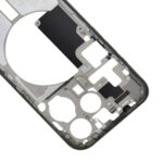 Marco Central para Apple iPhone 15 Pro Placa de Bisel con Teclas Laterales y Bandeja Tarjetas (Negro) Versión USA - Imagen 4