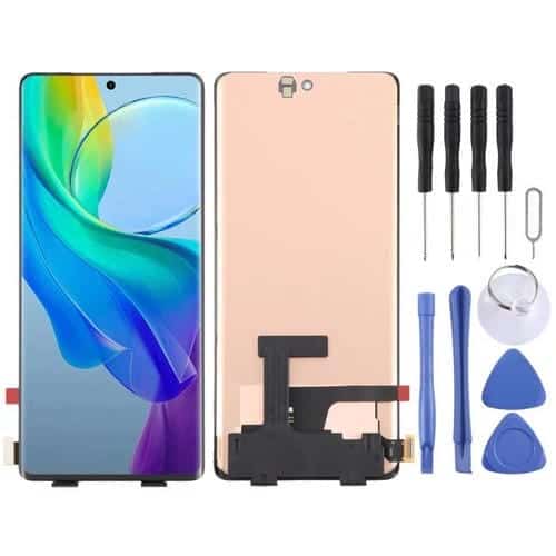 Pantalla Completa OLED para Vivo Y78+ y Sensor de Huellas Dactilares