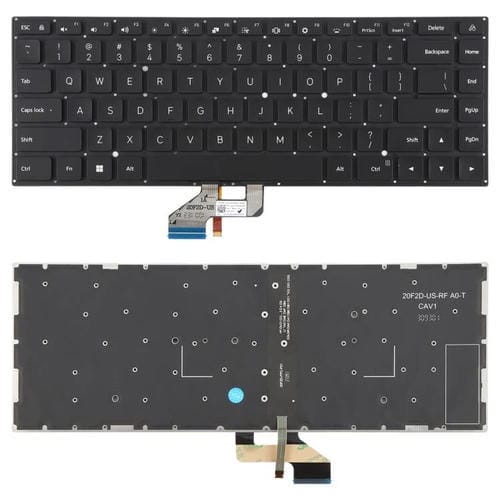 Teclado Retroiluminado Portátil para Xiaomi Redmi Book 16 Z3725 (2024 2025) (Negro) Versión USA