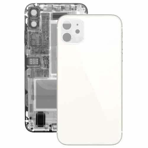 Tapa Trasera Vidrio Batería para Apple iPhone 11 (Blanco)