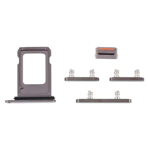 Tarjeta SIM Tray, Tarjeta SIM Bandeja y Llaves Laterales para Apple iPhone 13 Pro (Grafito)