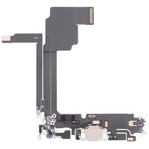 Cable Flex de Puerto de Carga para Apple iPhone 15 Pro Max (Blanco) Original