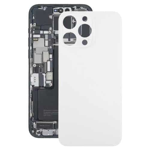 Tapa Trasera de Batería de Vidrio para Apple iPhone 15 Pro Max (Blanco)