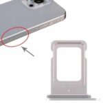 Bandeja Tarjeta SIM para Apple iPhone 15 Pro Max (Blanca) - Imagen 4