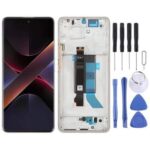 Pantalla Completa Original AMOLED para Xiaomi Poco X7 5G con Marco (Plata)