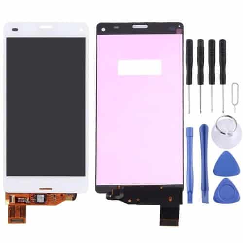 Pantalla Completa para Sony Xperia Z3 Compact M55W Z3 Mini (Blanco)