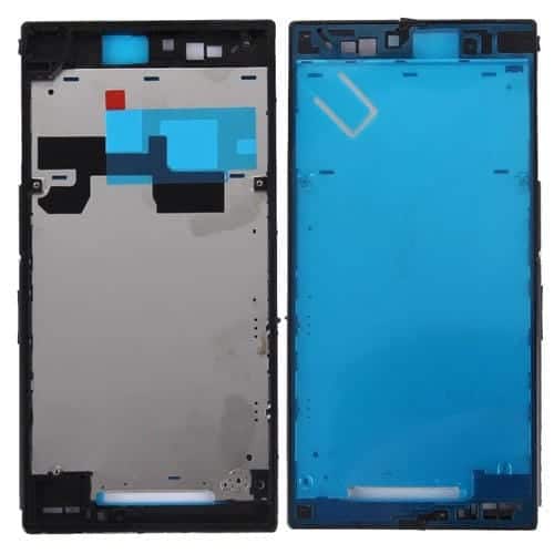 Marco LCD Carcasa Frontal para Sony Xperia Z Ultra XL39H C6802 (Negro)