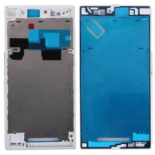 Marco LCD Carcasa Frontal para Sony Xperia Z Ultra XL39H C6802 (Blanco)