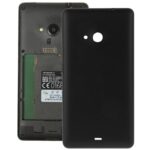 Cubierta Trasera Plástico para Microsoft Lumia 535 Funcional Superficie Esmerilada (Negro)