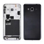 Tapa Trasera y Bisel de Marco Medio para Samsung Galaxy J3 J320 (Negro)