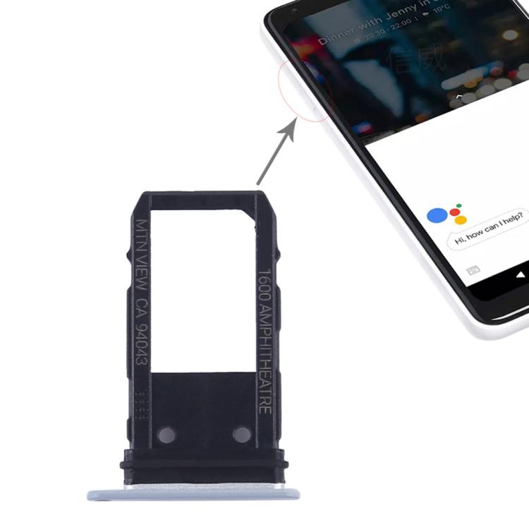 SP0850.jpg Bandeja Tarjeta SIM para Google Pixel 2 (Plata) - Imagen 1