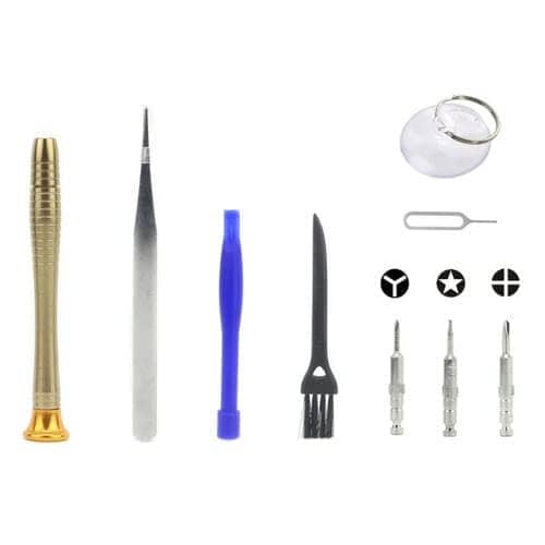 Kit de Herramientas Abiertos de Reparación 9 en 1 Jiafa JF-8168 Destornilladores es Apple iPhone