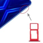 Bandeja Tarjeta SIM + Micro SD para Honor 9X / 9X Pro (Rojo)
