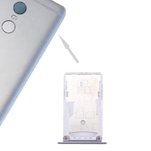 Bandeja Tarjeta SIM y SIM / TF para Xiaomi Redmi Note 4 (Gris)