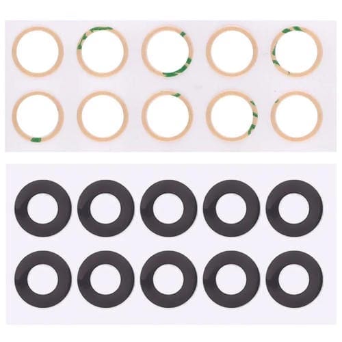 Lente de Cámara Trasera con Adhesivo para Google Pixel 2 – Paquete de (10 Unidades)