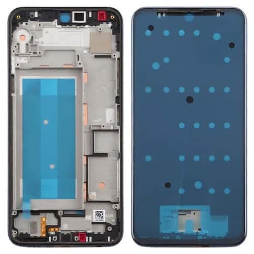 Marco Pantalla LCD Carcasa Frontal para LG K50 K12 Max Lmx520Bmw Lmx520Emw Versión SIM Única (Negro)