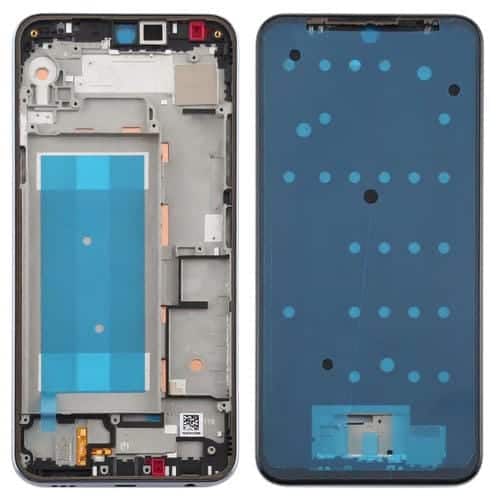 Marco Pantalla LCD Carcasa Frontal para LG K50 K12 Max Lmx520Bmw Lmx520Emw Versión SIM Única (Plateado)