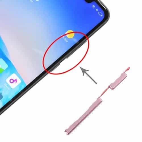 Teclas Laterales para Xiaomi Redmi Note 6 Pro (Rosa)