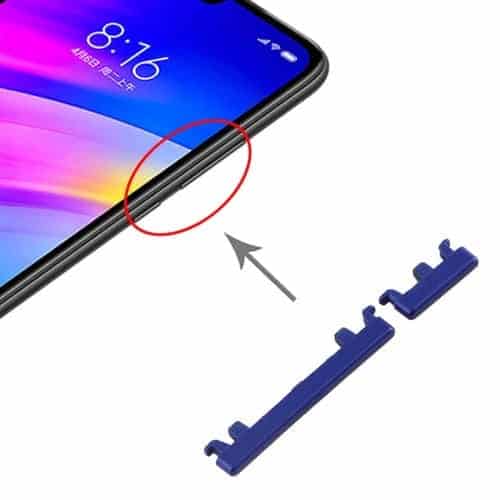 Teclas Laterales para Xiaomi Redmi 7 (Azul)