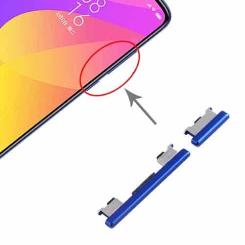 Teclas Laterales para Xiaomi Mi CC9 (Azul)