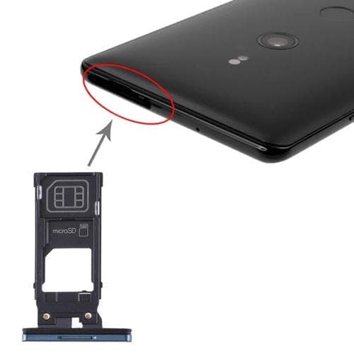 Bandeja Tarjeta SIM + Bandeja Tarjeta Micro SD para Sony Xperia XZ3 (Verde)