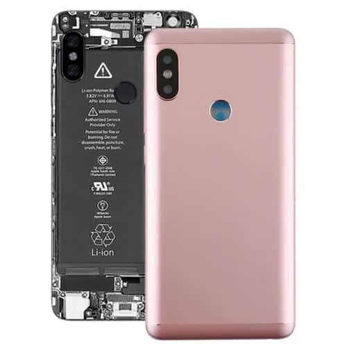 Carcasa Trasera para Xiaomi Redmi Note 5 con Lente de Cámara y Teclas Laterales (Oro Rosa)