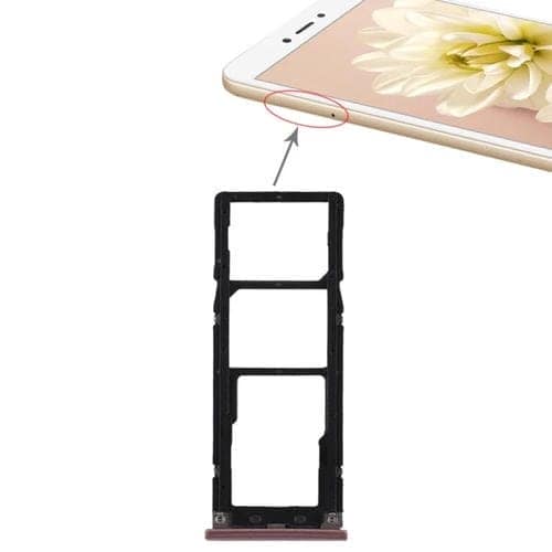 Bandejas de Tarjeta SIM + Micro SD para Xiaomi Redmi Note 5A (Oro Rosa)