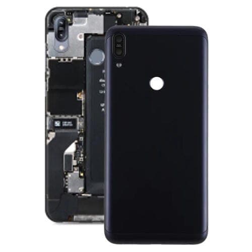 Tapa Trasera de Batería con Lente de Cámara y Teclas Laterales para Asus Zenfone Max Pro (M1) ZB602K (Negro)