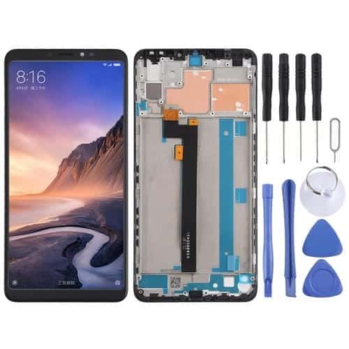 Pantalla TFT Completa para Xiaomi Mi Max 3 con Marco (Negro)