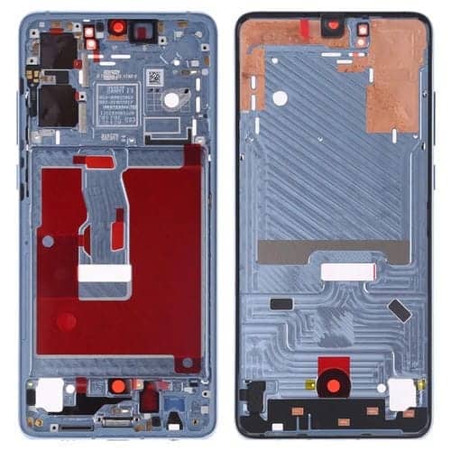 Carcasa Frontal Placa de Bisel Marco Pantalla LCD con Teclas Laterales para Huawei P30 (Baby Blue)