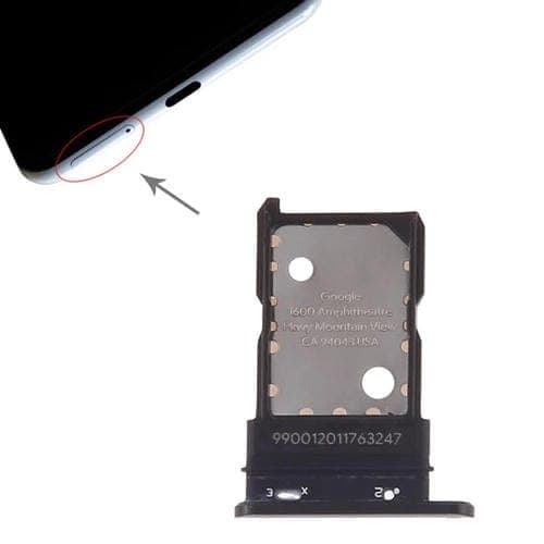 Bandeja Tarjeta SIM para Google Pixel 3 XL (Negro)