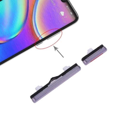 Botones Laterales para Huawei P20 (Púrpura)