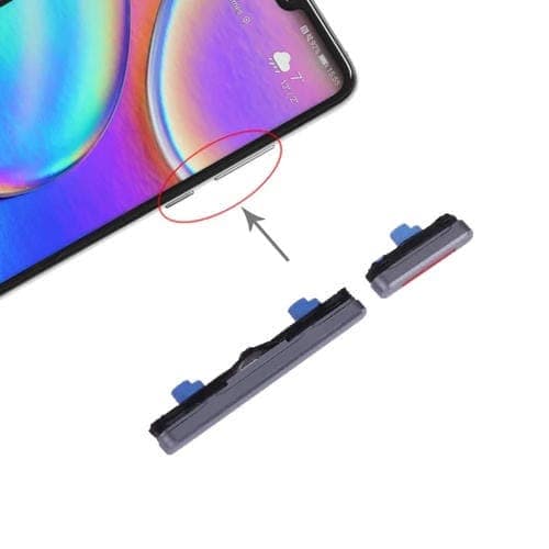 Botones Laterales para Huawei P20 (Plata)