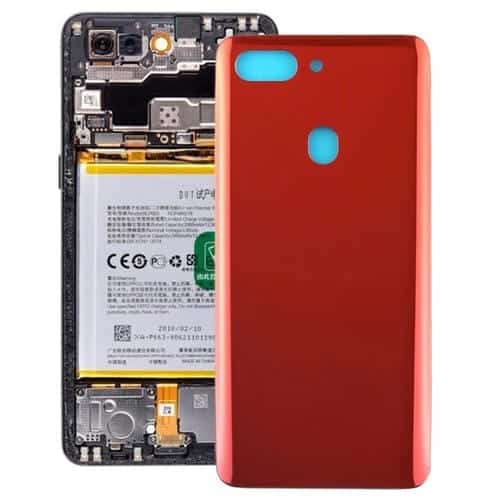 Cubierta Trasera Curvada para Oppo R15 Pro (Rojo)