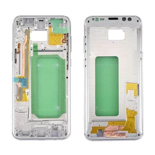 Marco Medio para Samsung Galaxy S8+ G9550 / G955F / G955A (Plata)