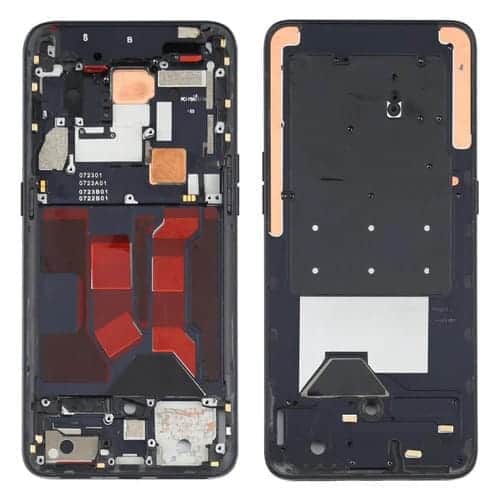 Carcasa Frontal Marco Pantalla LCD Placa de Bisel para Oppo Reno 10X Zoom (Negro)