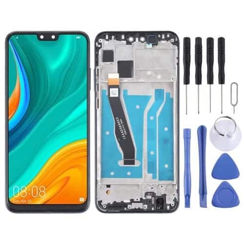 Pantalla Completa para Huawei Y8S con Marco (Negro)