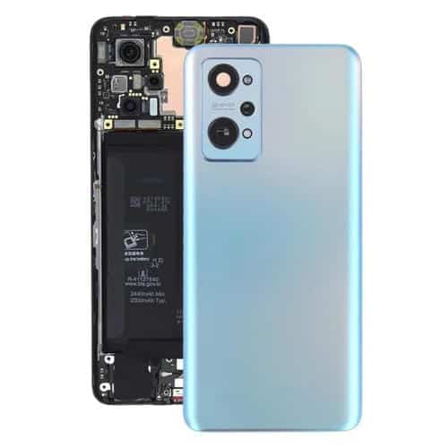 Tapa Trasera de Batería para Realme GT Neo2 con Tapa de Lente de Cámara (Plata)