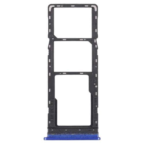 Bandeja Tarjeta SIM y Micro SD para Infinix Hot 10S NFC, Hot 10S, Hot 10T (Azul)
