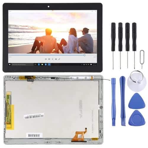 Pantalla Completa para Lenovo Ideapad Miix 300-10Iby con Marco (Negro)