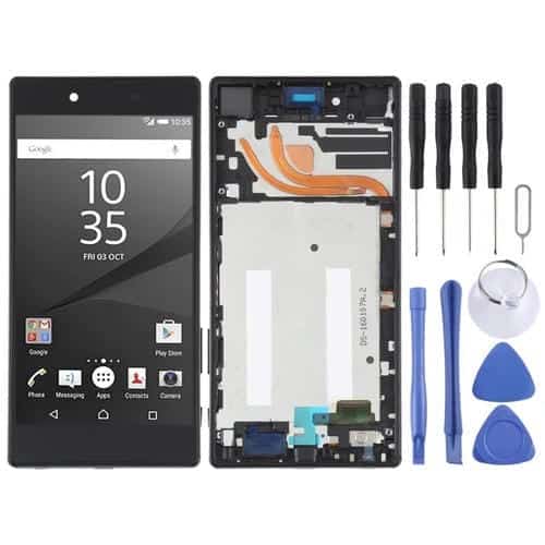Pantalla Completa Original para Sony Xperia Z5 Premium E6853 con Marco (Negro)