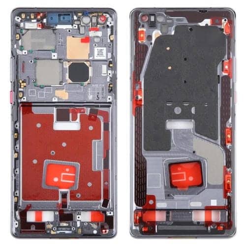 Carcasa Frontal Pantalla LCD Marco Bisel Placa para Huawei Mate 40 Pro (Negro)