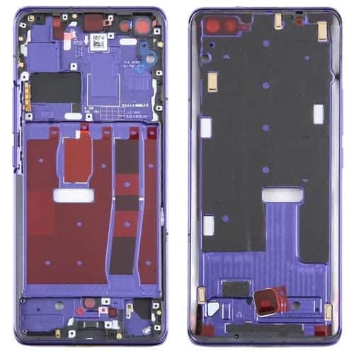 Carcasa Frontal Pantalla LCD Marco Bisel Placa para Huawei Nova 7 Pro (Púrpura) Original