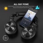 Auriculares estéreo Bluetooth inalámbricos montados en la cabeza, A70 Brown - Imagen 4